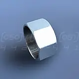 Заглушка нержавіюча DN50 (2") з внутрішньою різьбою BSPP, н/ж сталь AISI304, Class 150, восьмигранна, фото 9