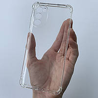 Чохол для Motorola G52 прозорий чохол з посиленими кутами