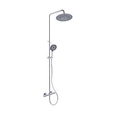 Душова система універсальна Qtap Sloup термостатична на два споживачі QTSL57103ONC Chrome
