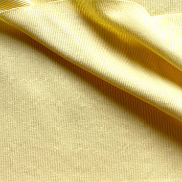 Кашкорсе стрейч тканина трикотаж пенье жовтий рулон
