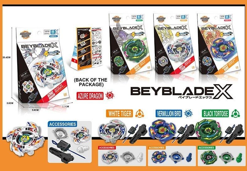 Beyblade — дзиґа для боїв із запусковим пристроєм, розбірна з металевими деталями, фото 1