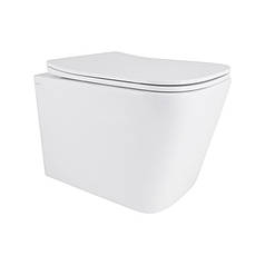 Унітаз підвісний Qtap Tern із сидінням Soft-close QT17332303ASW