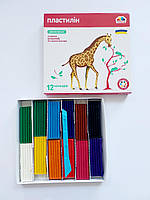 Пластилін кольоровий Гамма Захоплення 12 кольорів