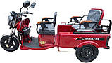 Електричний трицикл з кузовом CARGO-10-GP 1 1000W-60V-32Ah шини 12"/12" купити дешево в Україні, фото 4