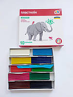 Пластилін кольоровий Гамма Захоплення 10 кольорів