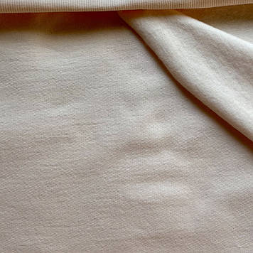 Двонитка тканина трикотажна з начосом ніжний таш