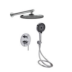 Душова система універсальна Qtap Scorpio прихованого монтажу на два споживачі QTSCO113CRM45896 Chrome