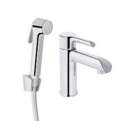 Змішувач для раковини Qtap Grand (з гігієнічним душем) QTGRA272CRM45670 Chrome