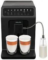 Автоматична кавомашина Krups Evidence Eco-Design EA897B10, зернова, з автокапучинатором, сенсорний дисплей, 2,3 л