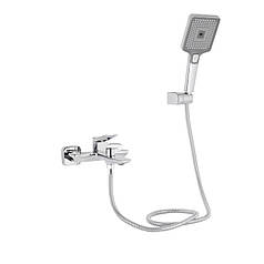 Змішувач для ванни Qtap Presto (з душовим гарнітуром) QTPRE259CRM45574 Chrome