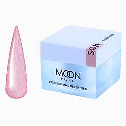 Полігель Moon Full Poly Gel SQ21 без HEMA і TPO рожеве мерехтіння, 30 мл