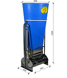 Кормовий автомат КА-60 двухсторонний до 60 голов на доращивании, фото 4