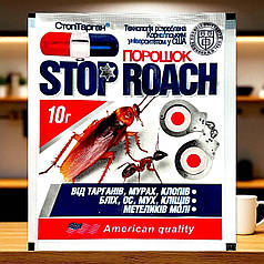 Інсектицид від тарганів та мурах Stop Roаch порошок, 10 г