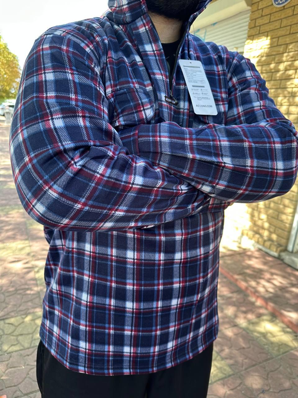 Теплі чоловічі сорочки на флісі "AO.LONG" Art: С19, фото 1