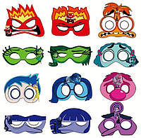 Набір дитячих масок Думками навиворіт 12 шт
