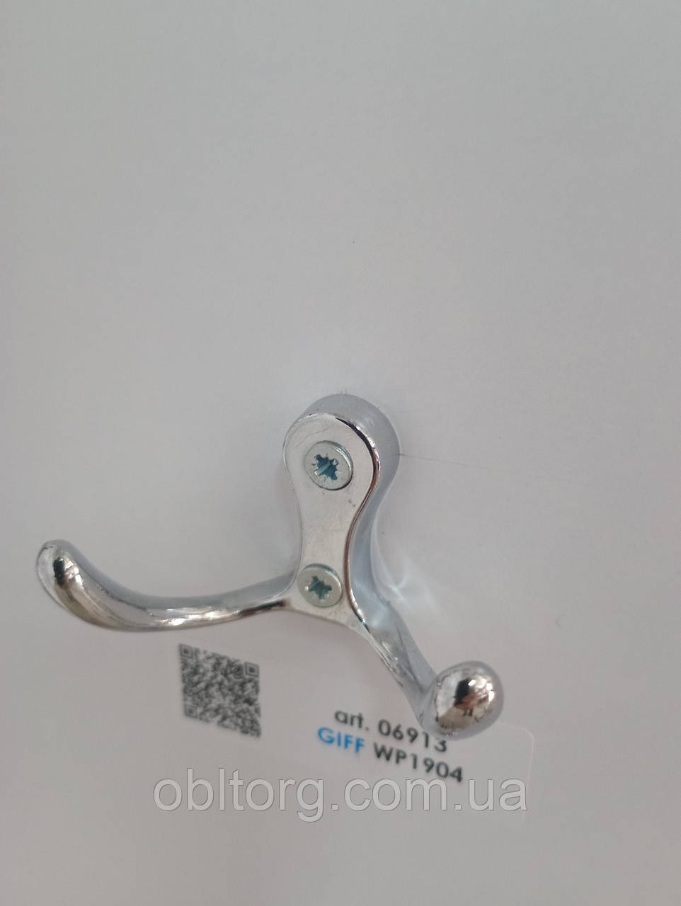 Гачок (крючок) меблевий GIFF WP19 Хром, фото 1