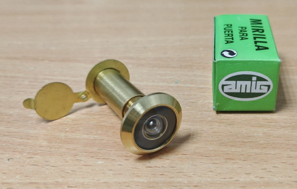 Дверне вічко AMIG 35-60мм d14 латунь