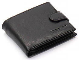 Чорне класичне портмоне з натуральної шкіри Marco Coverna MC-2003Н-1