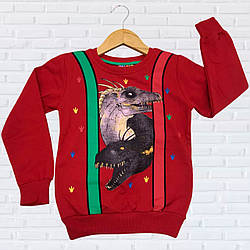 Червона дитяча батнік із драконами для хлопчика "Туреччина" Розміри: 1-2, 3-4, 5-6, 7-8 років (38267-3)