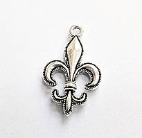 Підвіски металеві Finding Кулон фігурний наконечник Античне срібло 21 мм x 13 мм