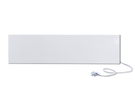 Обігрівач панель UDEN-300 універсал металокерамічний електрообігрівач для дому 300Вт, білий, фото 1