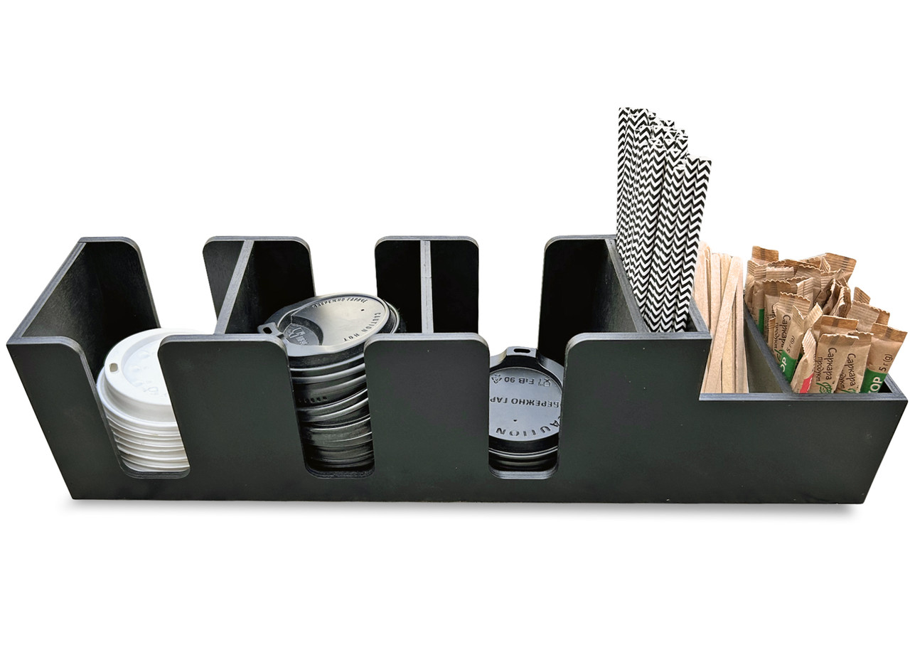 Барний органайзер Кришечки ПЛЮС 47х11х12 см, (МДФ) лінія BLACK