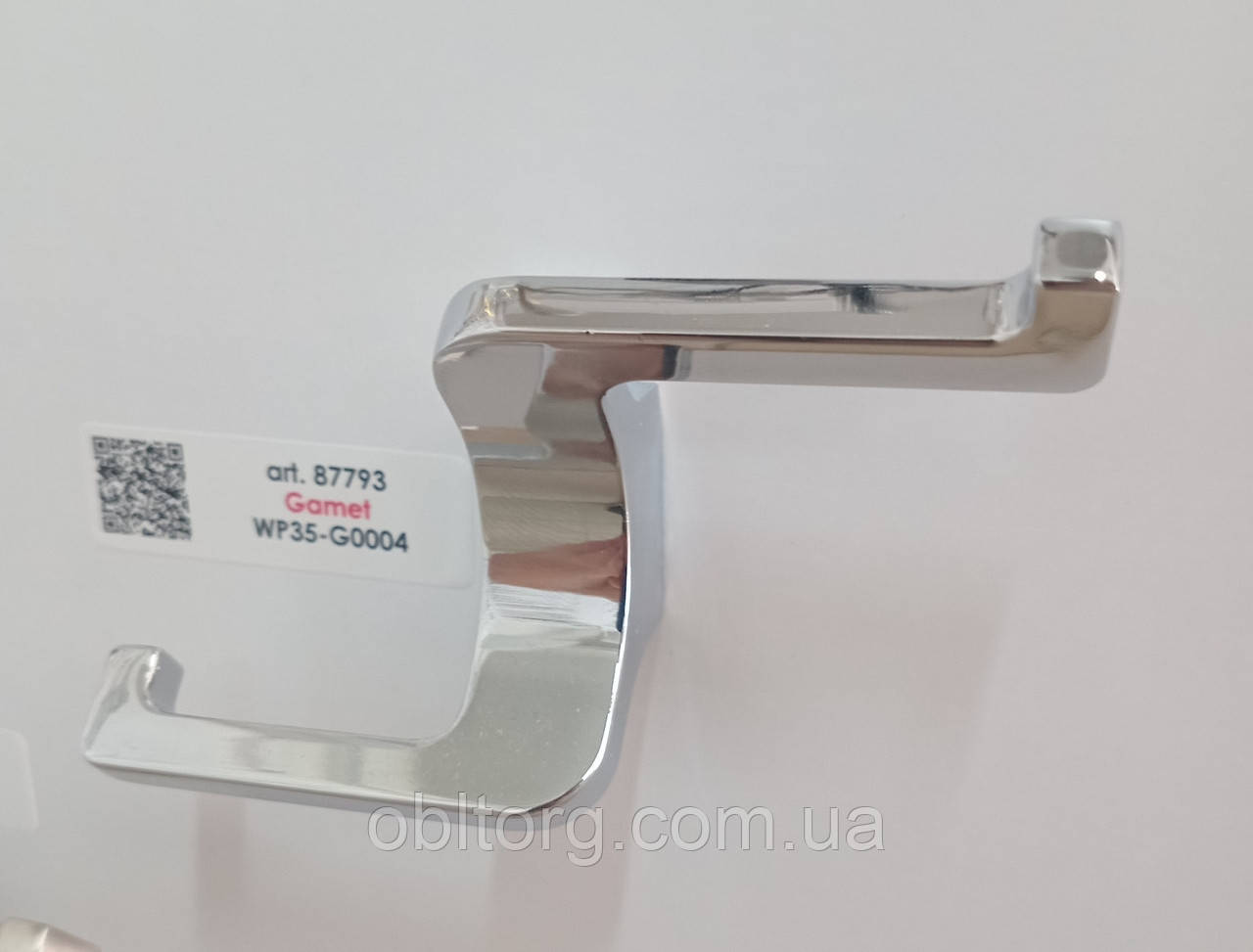 Гачок меблевий GAMET WP35 хром, фото 1