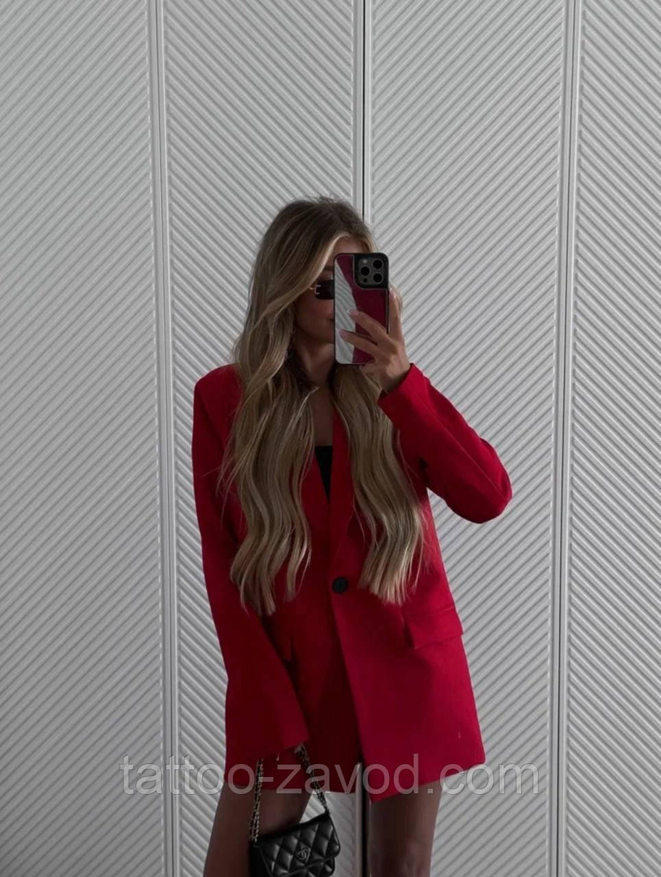 Піджак жіночий на підкладці на ґудзику 42-44 46-48, фото 1