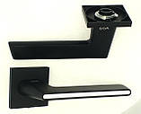 Ручки дверні USK A-90030 Ultra Чорні, фото 6