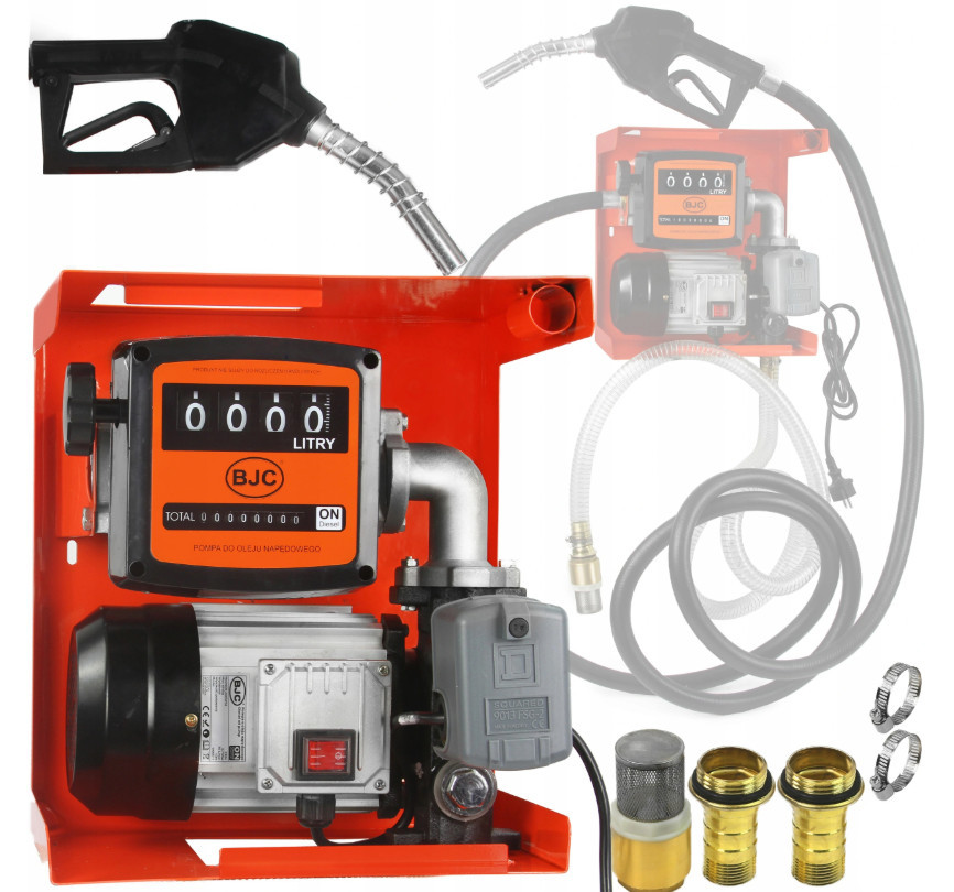 Міні АЗС  із автостопом та лічильником і пістолетом для дизельного палива та олійних мастил, фото 1