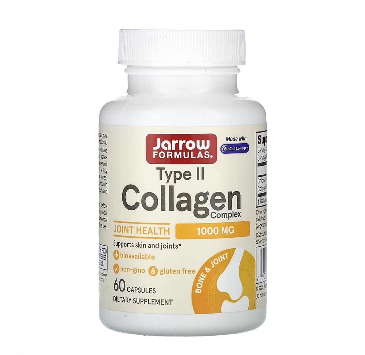 Комплекс з колагеном типу 2 Jarrow Formulas Type 2 Collagen, 60 капсул, фото 1