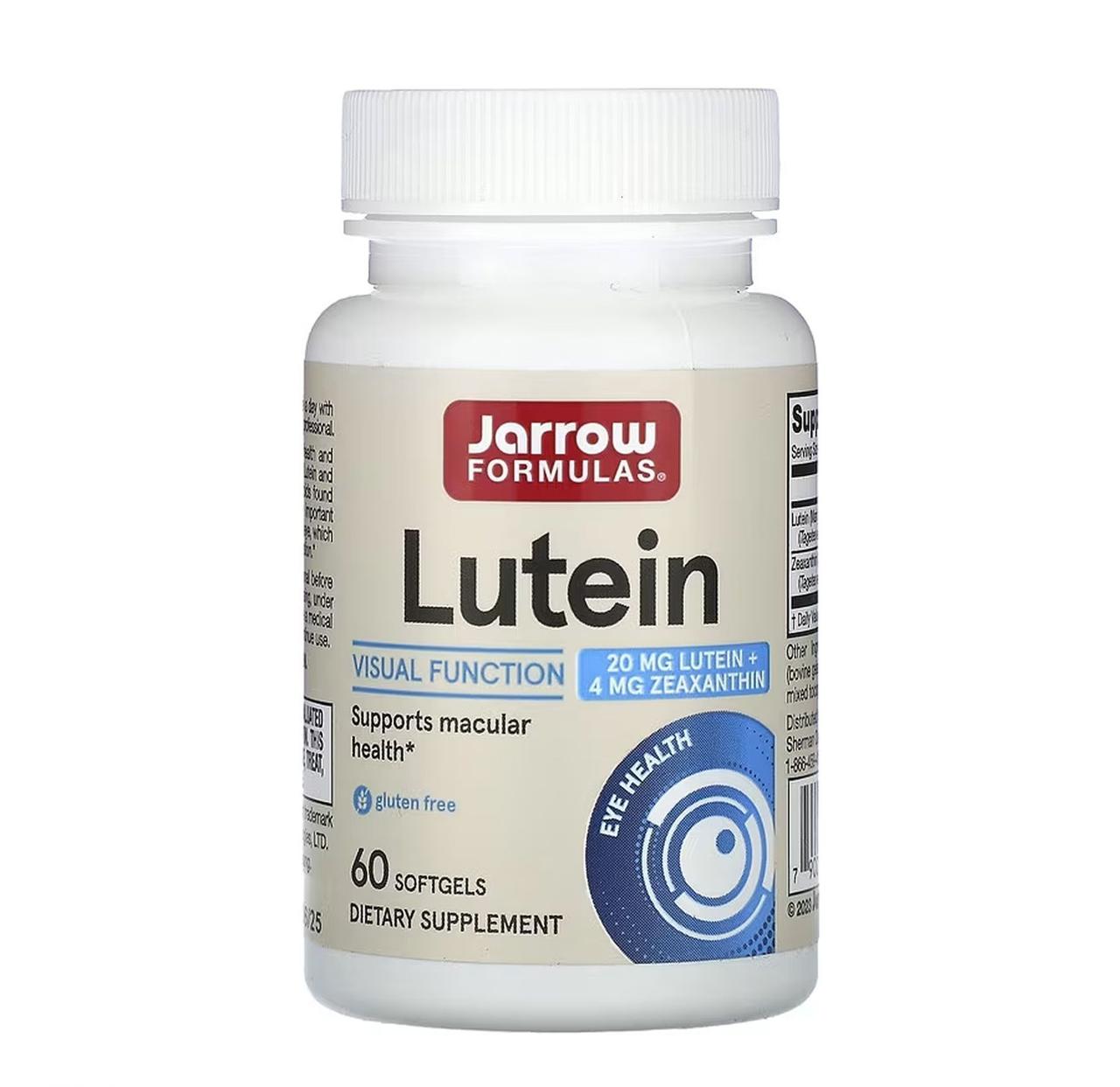 Лютеїн Jarrow Formulas Lutein, 20 мг, 60 капсул, фото 1