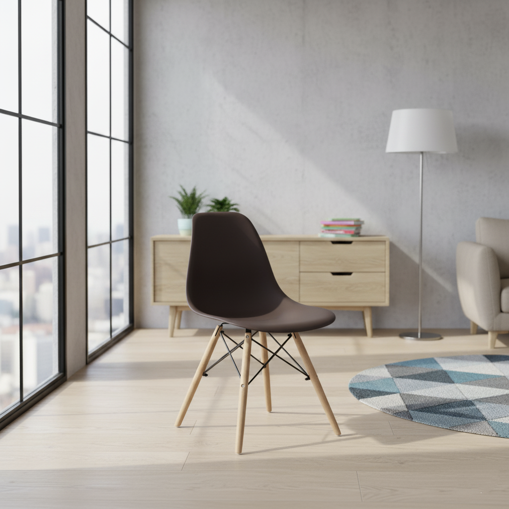 Кухонний стілець кавовий ASAKA_3601, фото 1