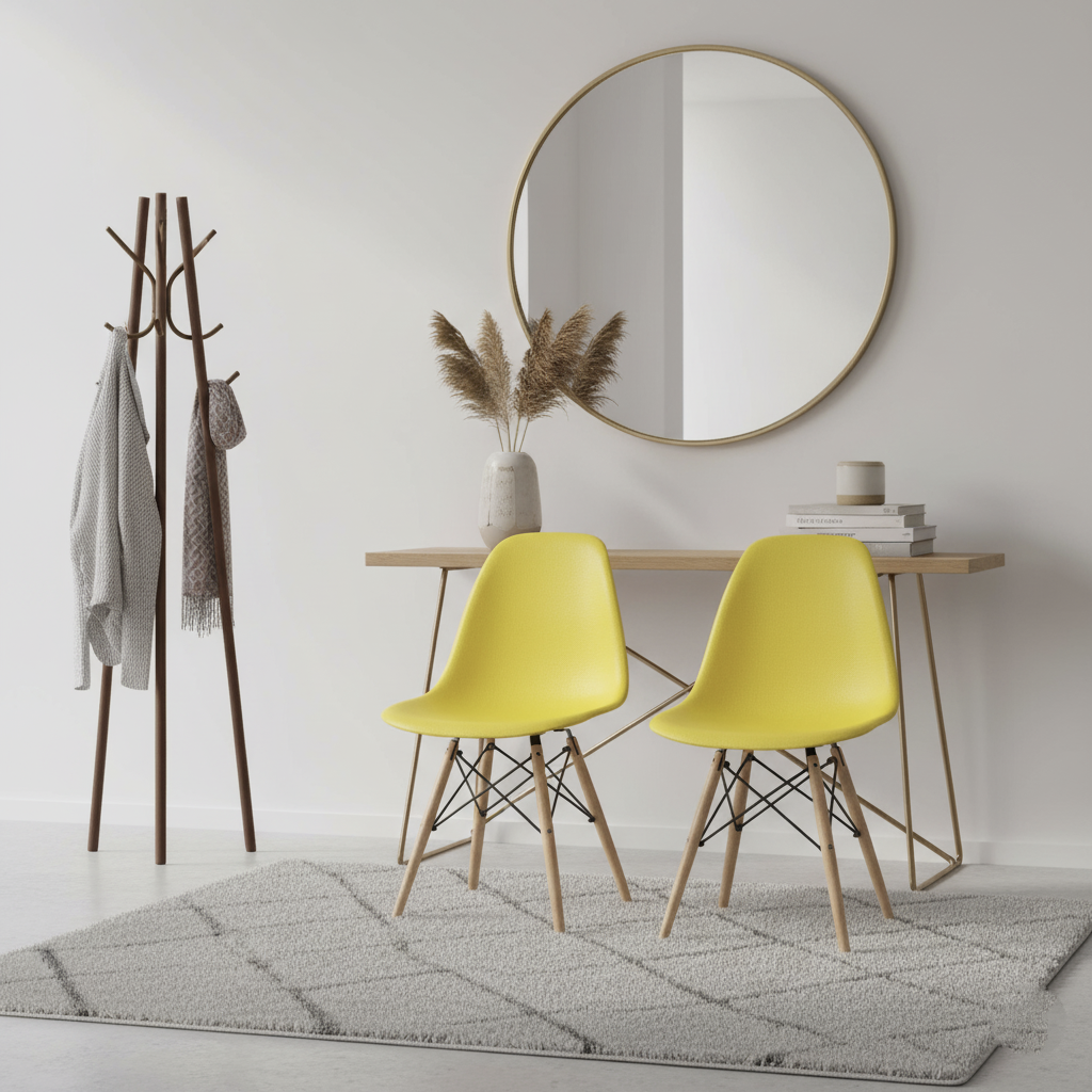 Кухонний стілець MUF-ART 53×46×83 мм Yellow, фото 1