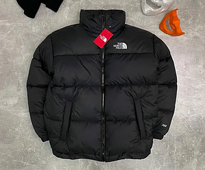 Модна чоловіча зимова куртка пуховик The North Face TNF 700 Норт Фейс ТНФ чорна зима