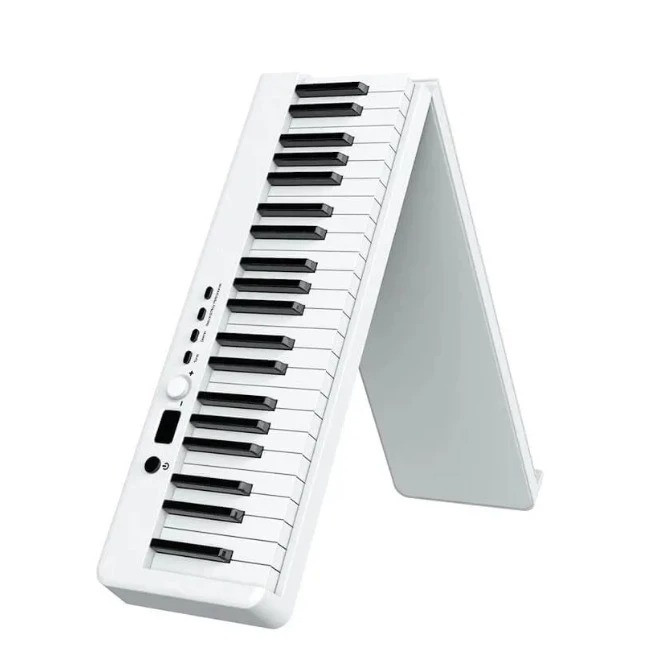 Цифрове електронне піаніно фортепіано на 88 клавіш LADE88 з Bluetooth Біле, фото 1