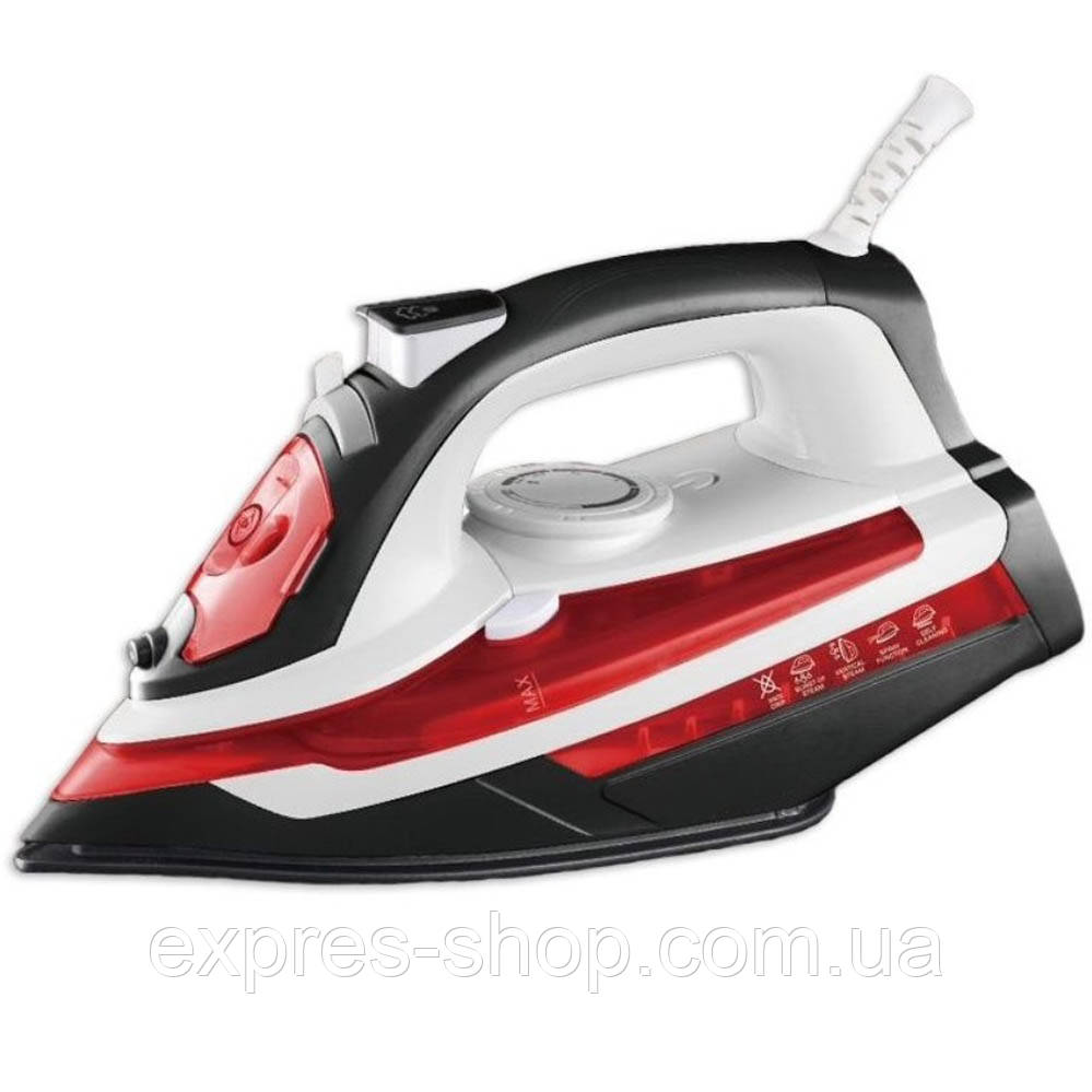 Парова праска з керамічною підошвою 2800Вт, Hoffmans HM-9031 / Електрична праска / Вертикальна праска з парою, фото 1