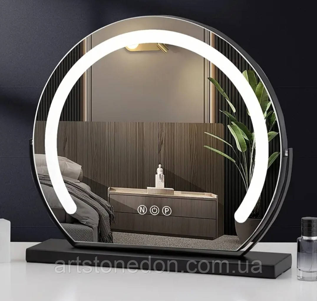 Світлодіодне дзеркало з підсвіткою та трьома режимами яскравості, фото 1