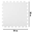 1шт Килимок пазл з ворсом, 30х30см, Білий / М'який килим пазл на підлогу / Дитячий килимок пазли / Плюшевий килим, фото 9