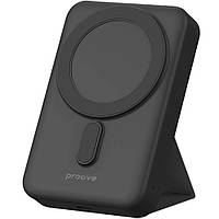 Компактний павербанк Proove Hyperion 10000 mAh 20W чорний з бездротовою зарядкою для смартфона iPhone Android