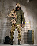 Польовий костюм мультикам COMBO набір (куртка + флісовка + штани + бейсболка + рукавички) ПП7870 ТМ, фото 2