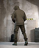 Польовий костюм STRION олива набір 5в1 (куртка + флісовка + штани + шапка + рукавички) ПП7870 ТМ, фото 4