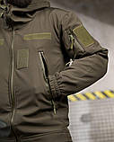 Польовий костюм STRION олива набір 5в1 (куртка + флісовка + штани + шапка + рукавички) ПП7870 ТМ, фото 6