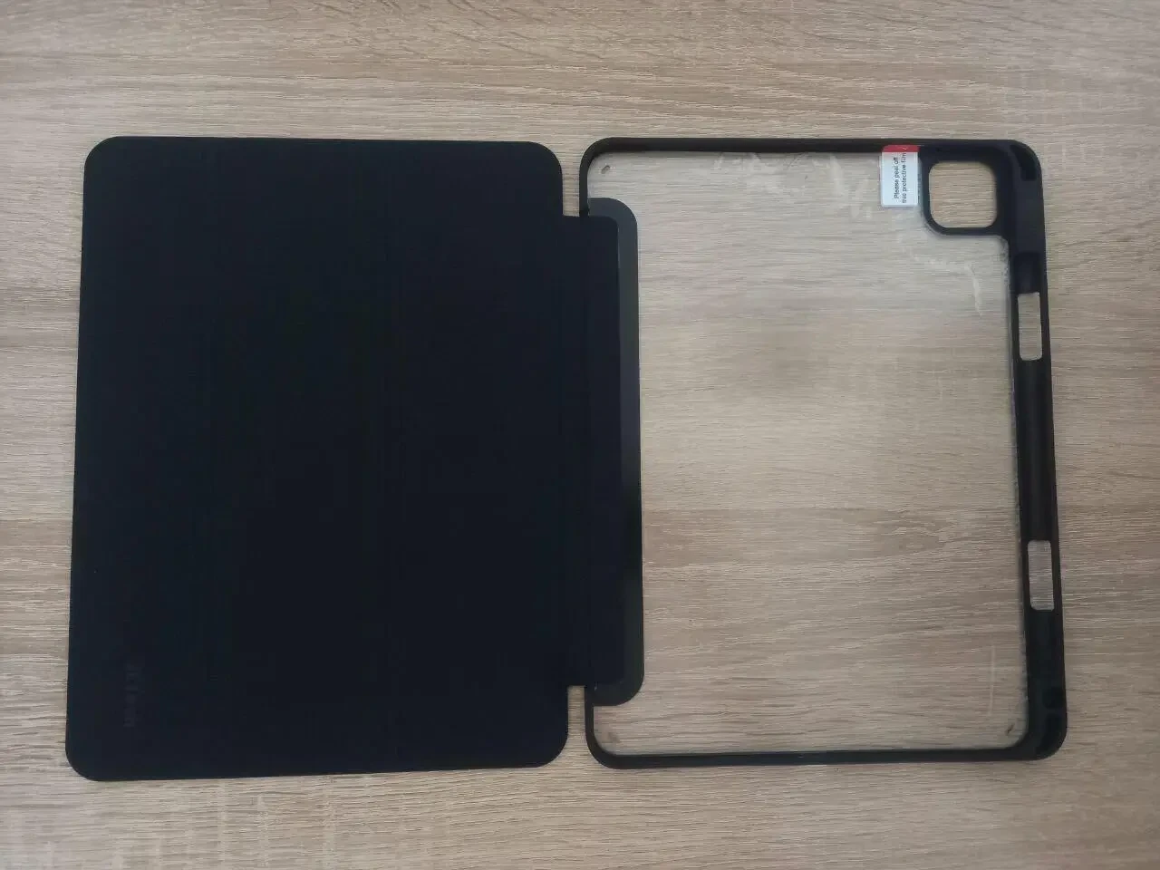 Чохол-книжка JETech для iPad Pro 11″ прозоро-матовий чорний з тримачем для стилуса Apple Pencil, фото 1