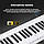 Цифрове електронне піаніно фортепіано на 61 клавішу BX-18 Біле, фото 2