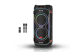 Переносна бездротова Bluetooth колонка ZXX-5520 з FM-радіо, Потужність 100 Вт, чорна