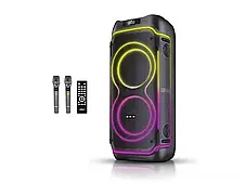 Акустична акумуляторна колонка ZXX 5540, система-караоке з функцією Bluetooth USB і TWS, Потужність 100Вт, чорна