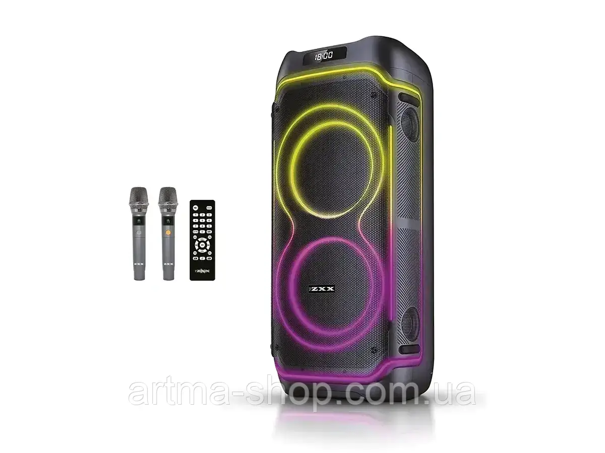 ARTMA SHOP ➦ Аккумуляторная колонка ZXX 5540, система-караоке с