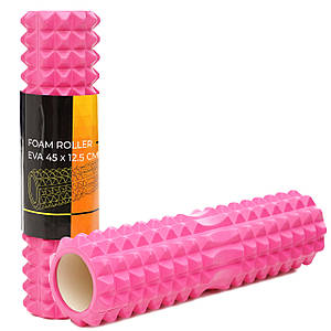 Масажний ролик Cornix EVA 45 x 12.5 см (валик, ролер) XR-0332 Pink