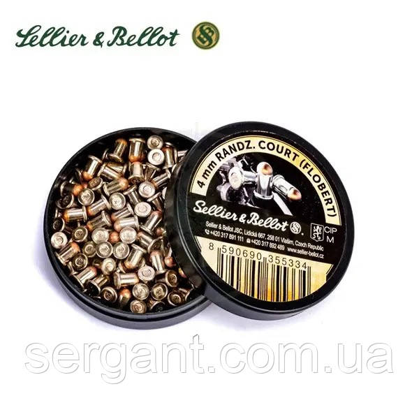 Патрони Флобера Sellier & Bellot (Сейллер та Беллот) Randz Curte, Чехія, калібр 4мм (упаковка 100шт), фото 1